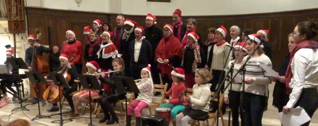 Concert de Noël à l'église de Sautron, le 18/12/2017