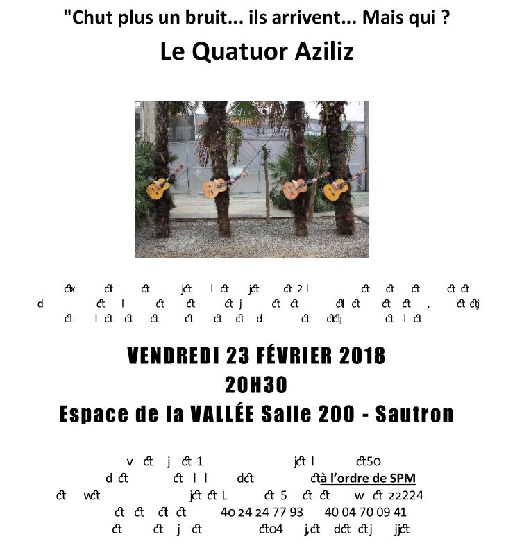 concert Le Quatuor Aziliz