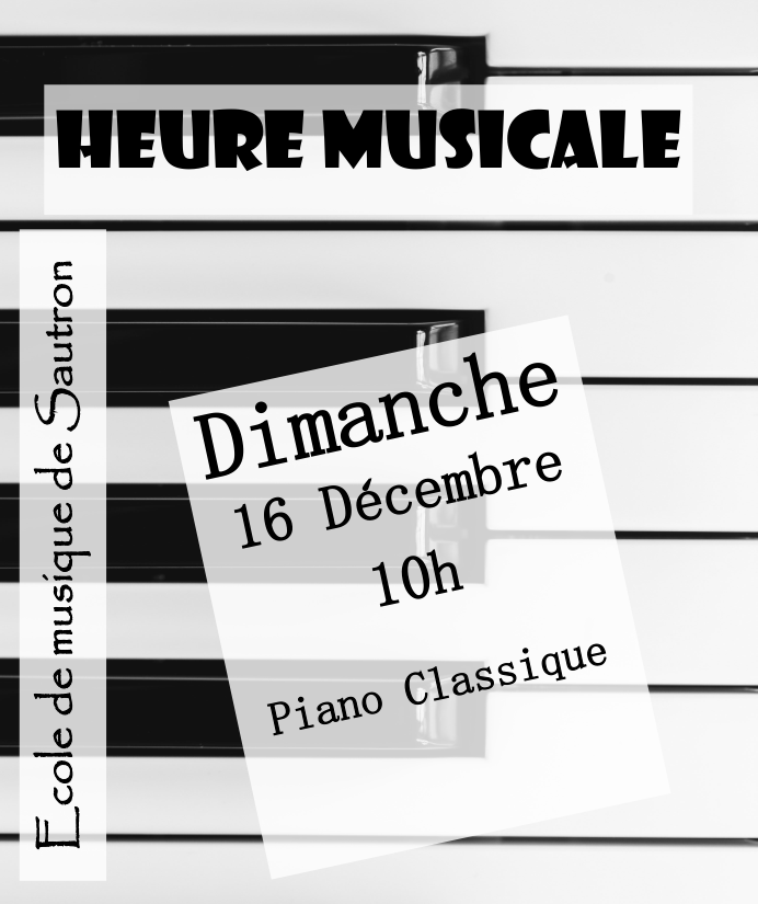 annonce audition piano