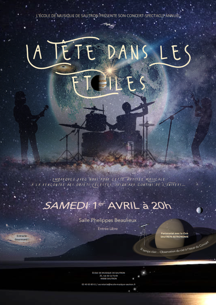 affiche du concert de l'école 2023