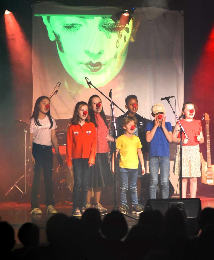 Chorale enfants, lors de la fête de l'école de musique, le 13/04/2024 à Sautron