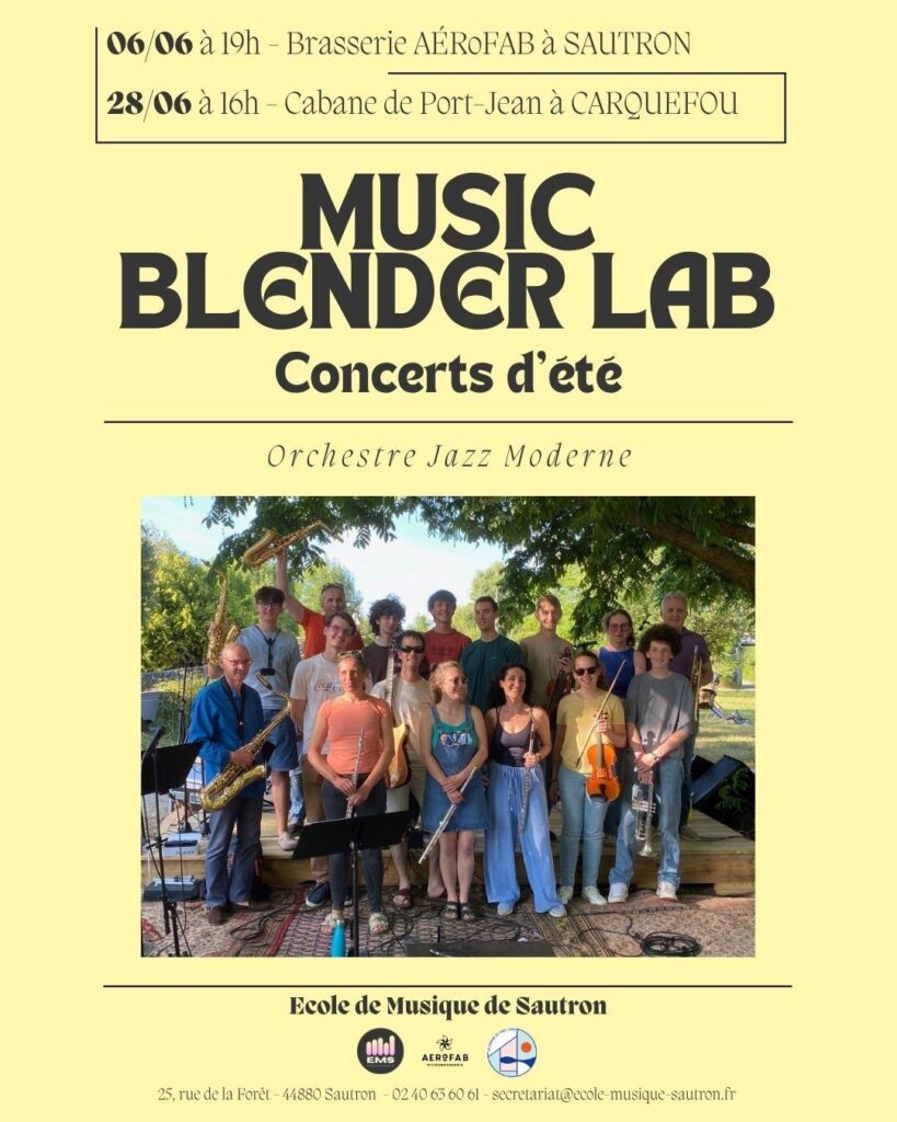 Concerts 2026 du MBL à Sautron et Carquefou